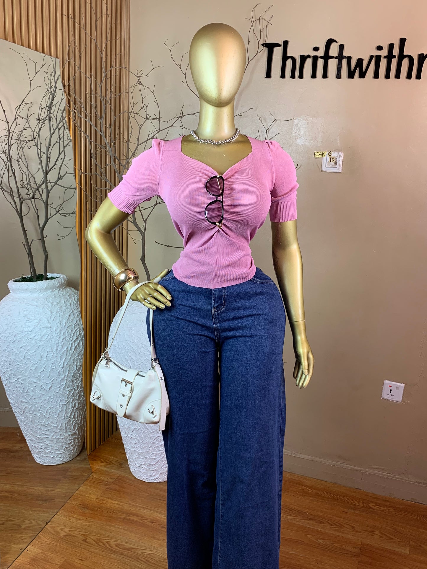 PEAK6 PINK TOP SIZE10