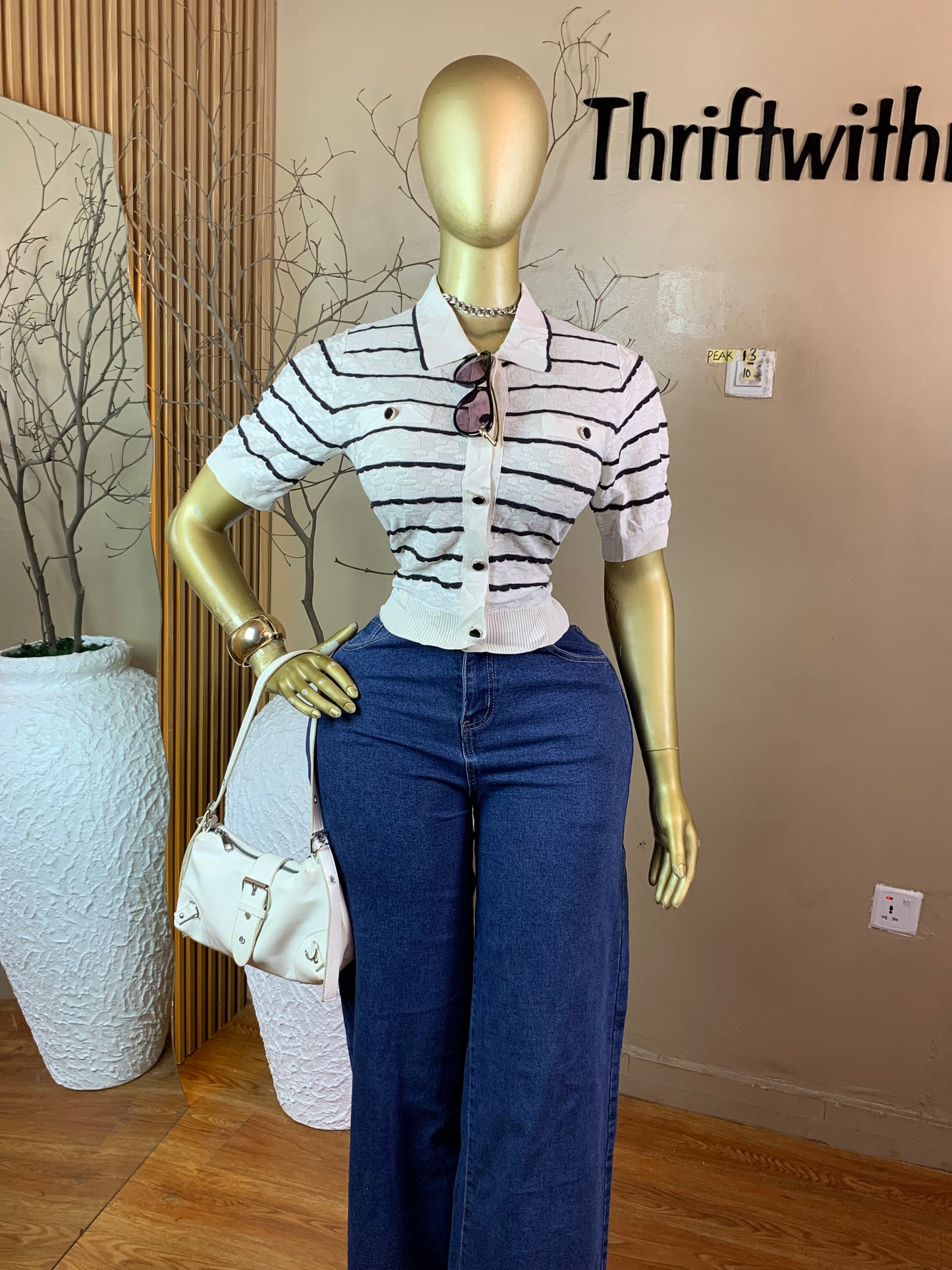 PEAK13 WHITE&BLACK TOP SIZE10