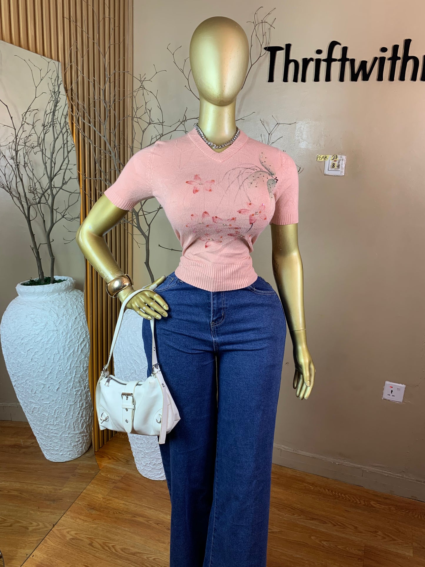 PEAK21 LIGHT PINK TOP SIZE8