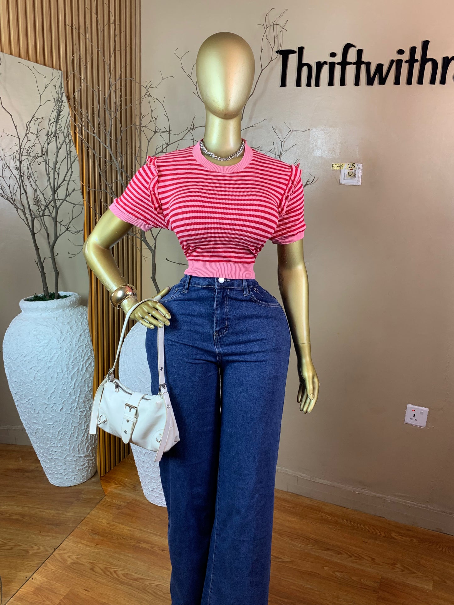 PEAK25 PINK&RED TOP SIZE12