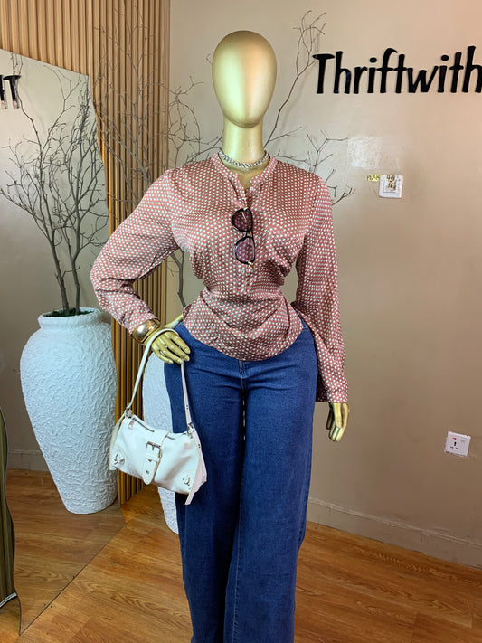 PEAK46 DUSTY ROSE PINK TOP SIZE16