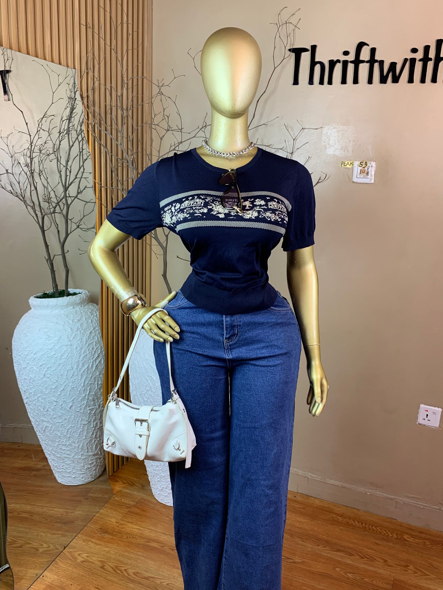 PEAK53 BLUE& WHITE TOP SIZE14