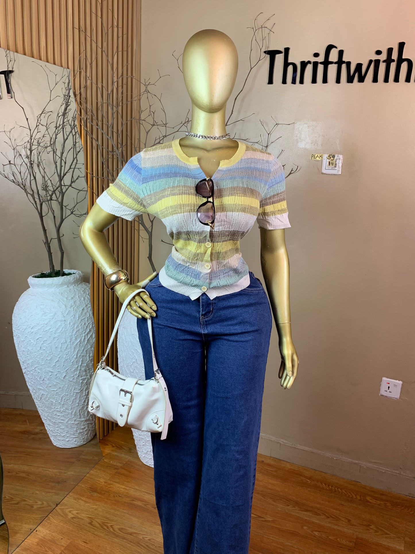 PEAK59 MULTI COLOR TOP SIZE14