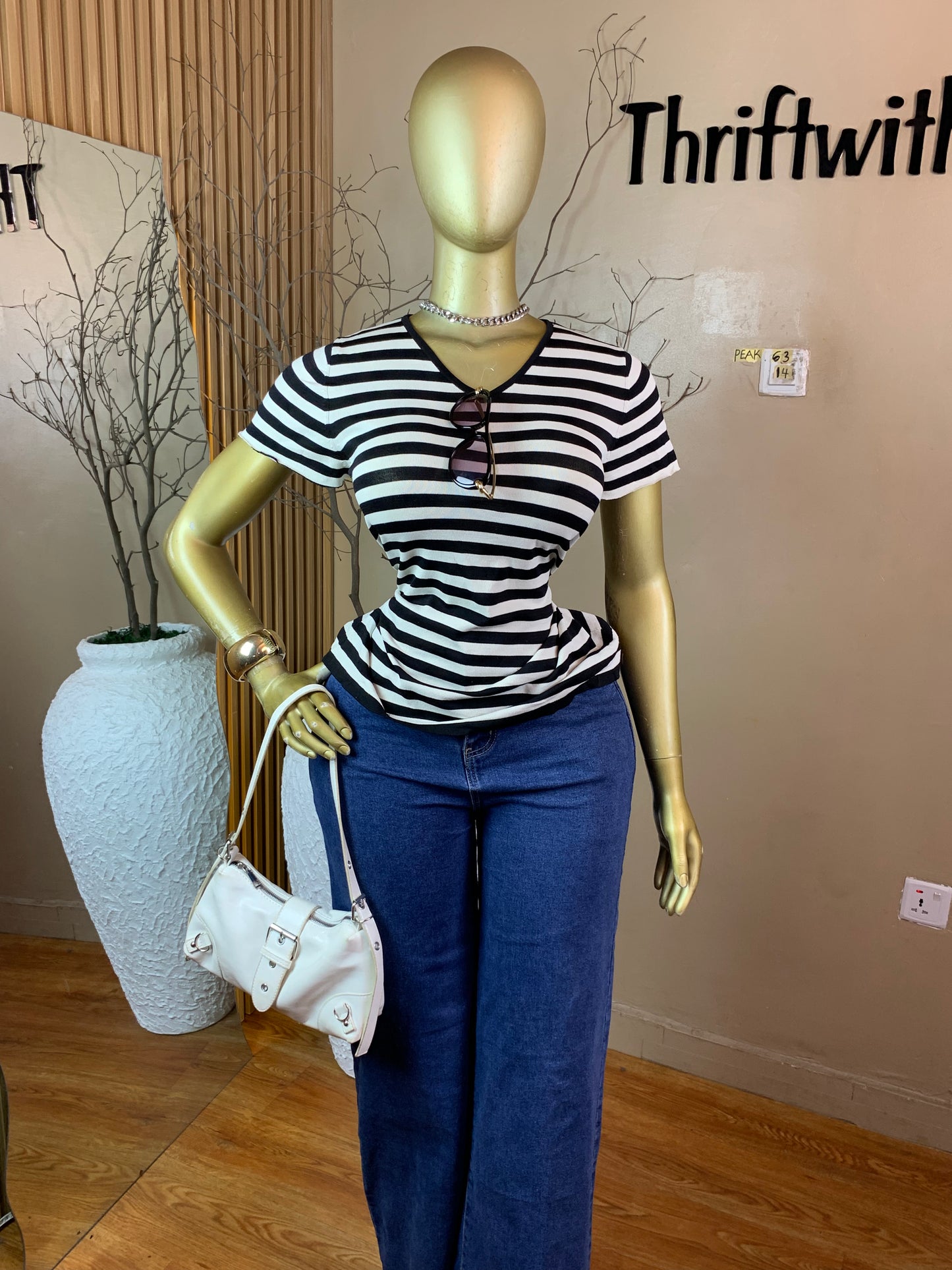 PEAK63 WHITE&BLACK TOP SIZE14