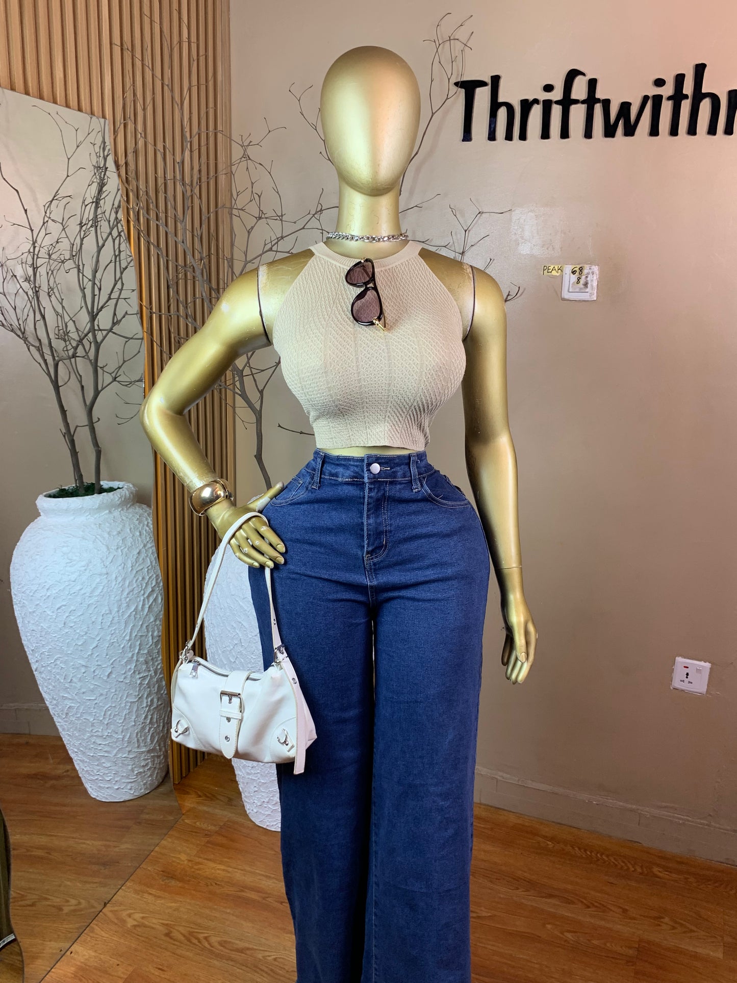 PEAK68 NUDE TOP SIZE8