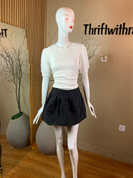 DAVE69 BLACK SKIRT ONLY SIZE6