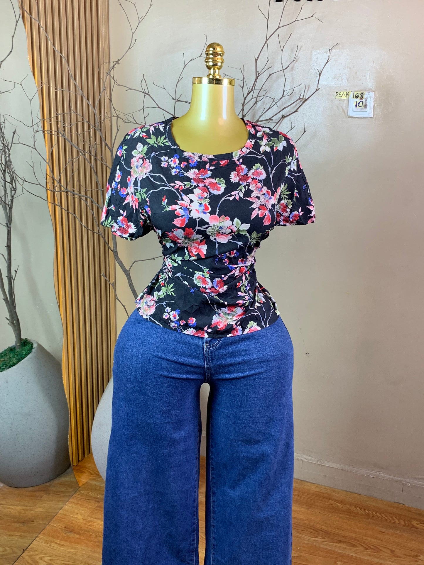 PEAK168 FLORAL TOP SIZE10