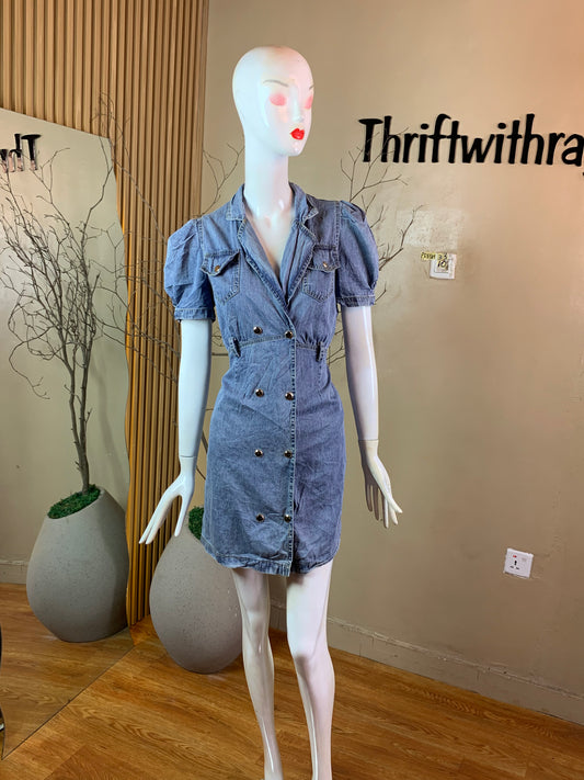 PRESH33 DENIM DRESS SIZE10