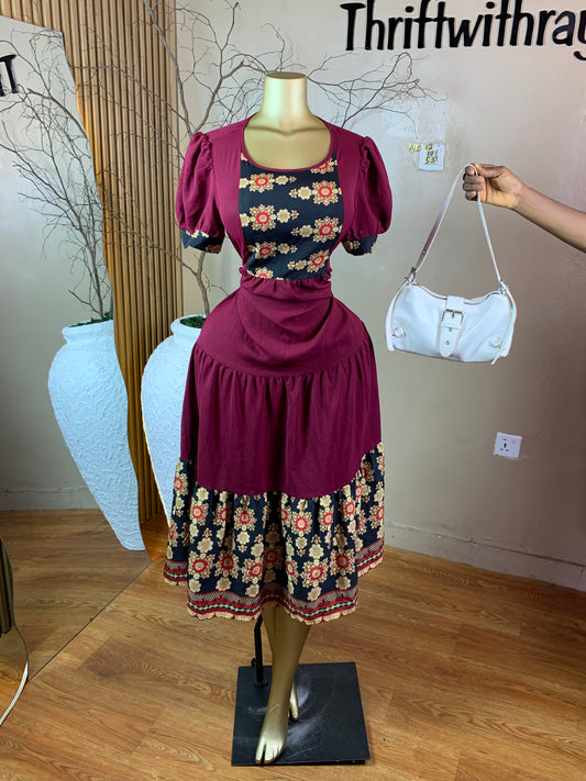 SIZE14 ALO12 FLORAL DRESS Length53
