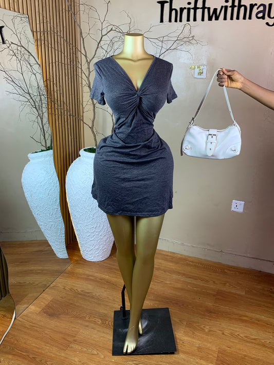 SIZE10 ALO16 GREY DRESS Length37
