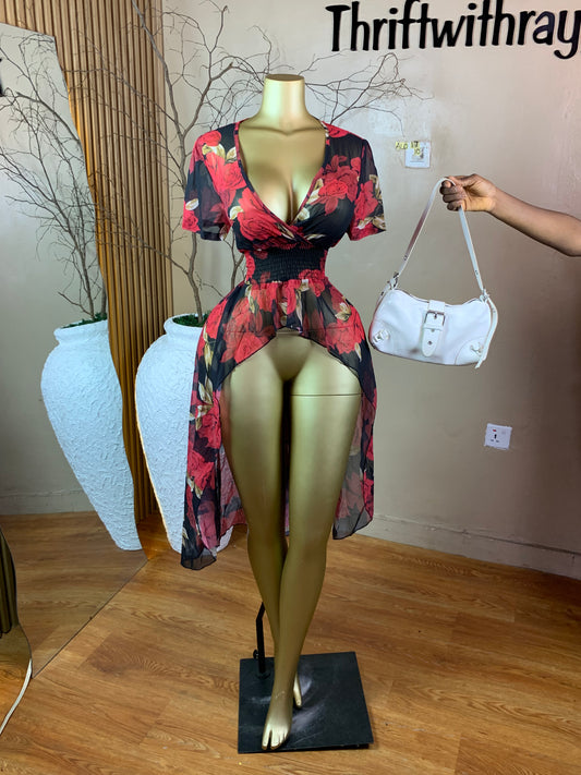 SIZE10 ALO17 FLORAL DRESS