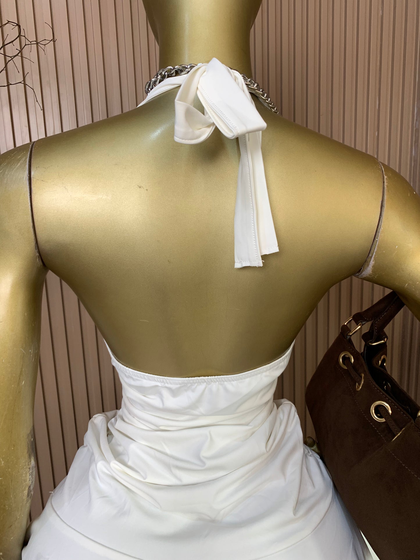 SIZE6 RAYY15 Length32 Brand new white&blue dress