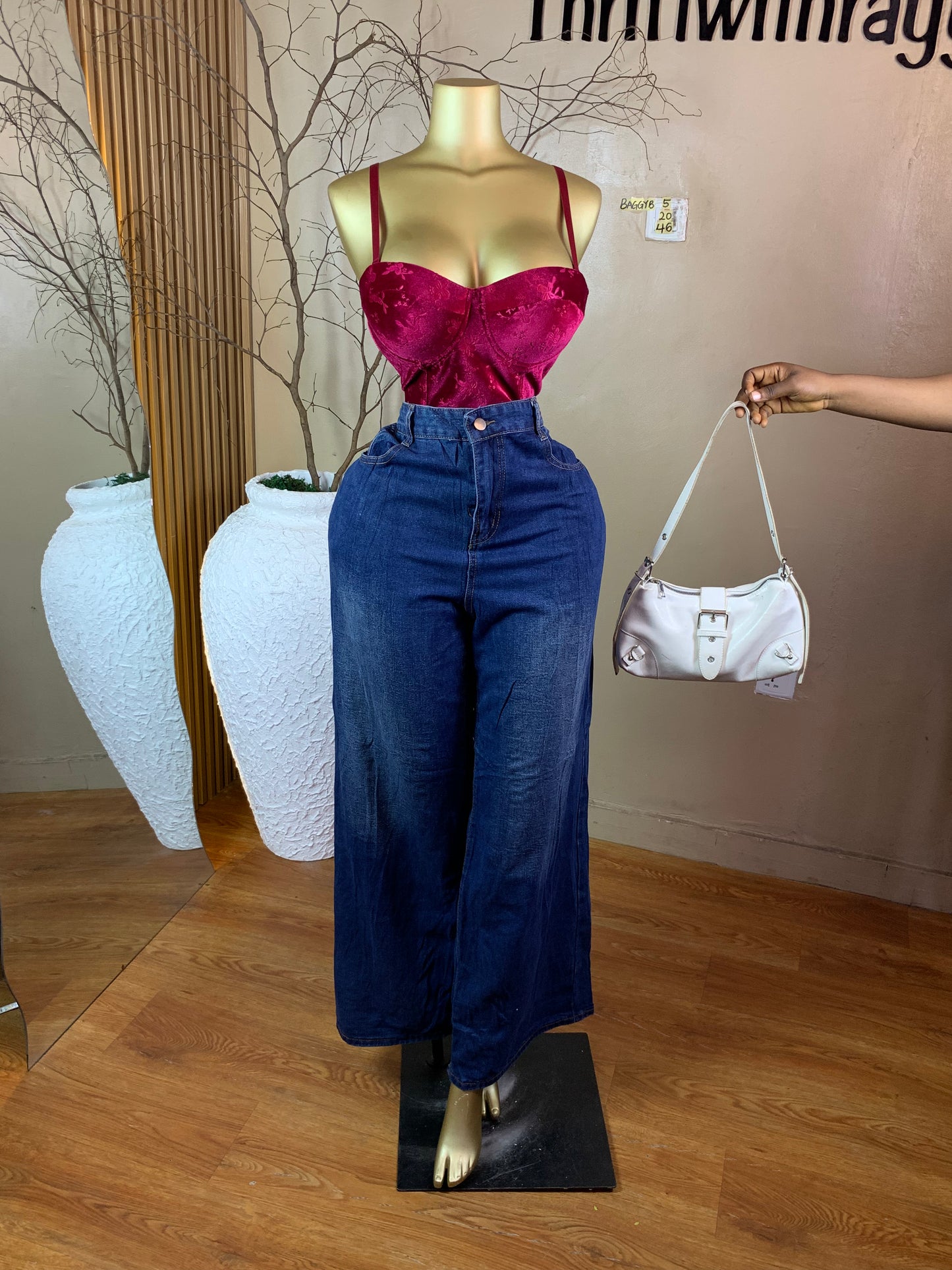 SIZE20 BAGGYB5 Length46 Jean only