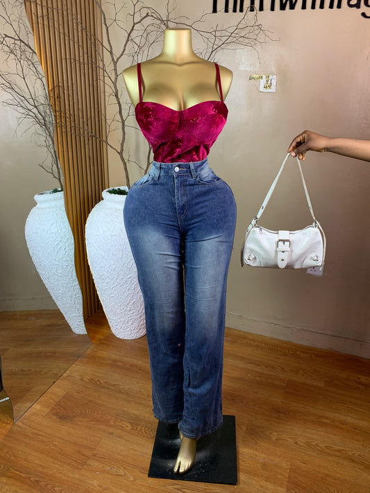 SIZE8 BAGGYB18 Length44 Jean only