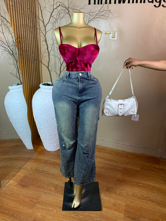 SIZE14 BAGGYB23 Length40 Jean only