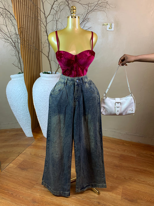 SIZE8&10 BAGGYB29 Length41 Jean only