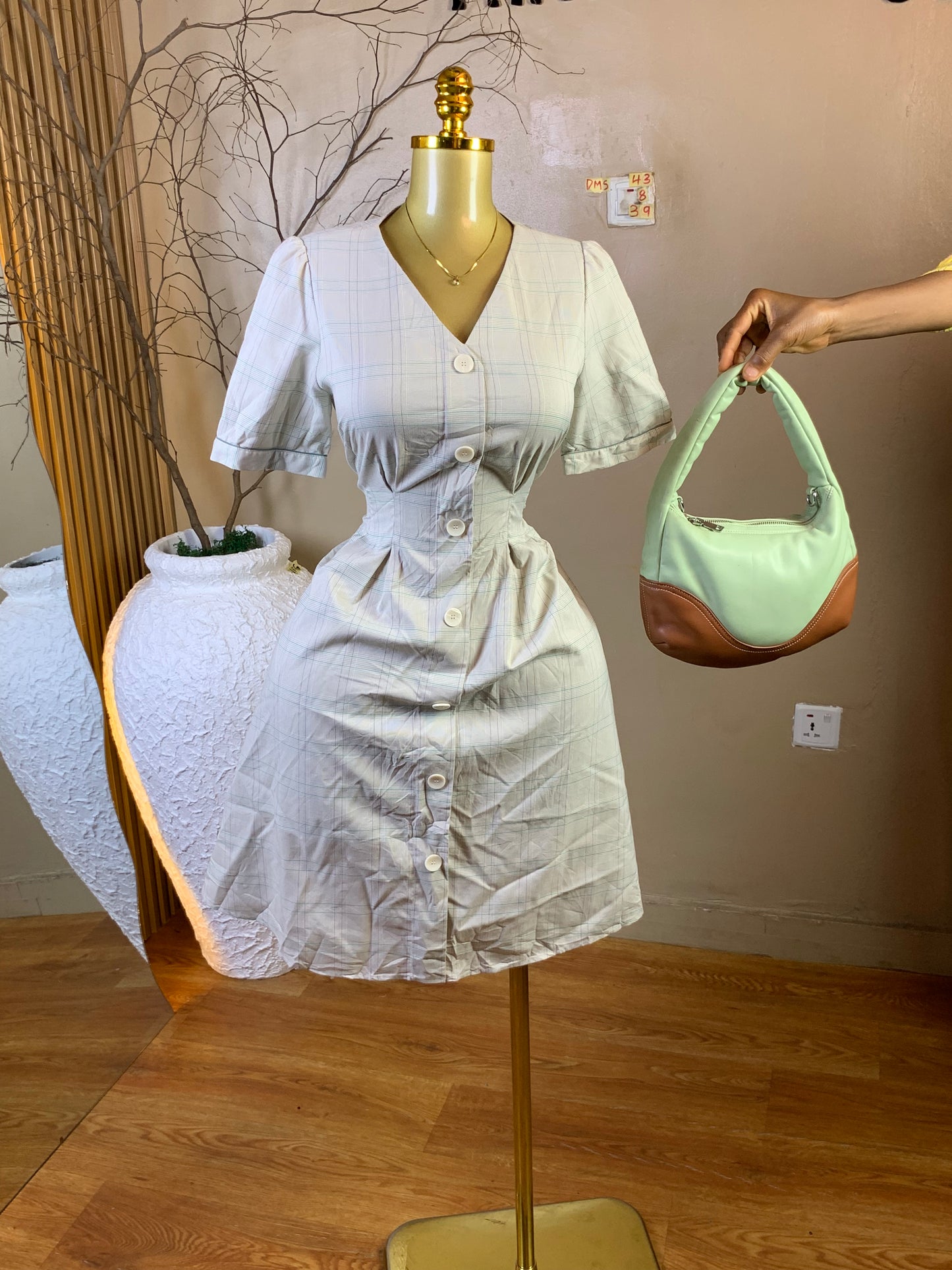DAMSEL43 SIZE8 Length39 corporate dress