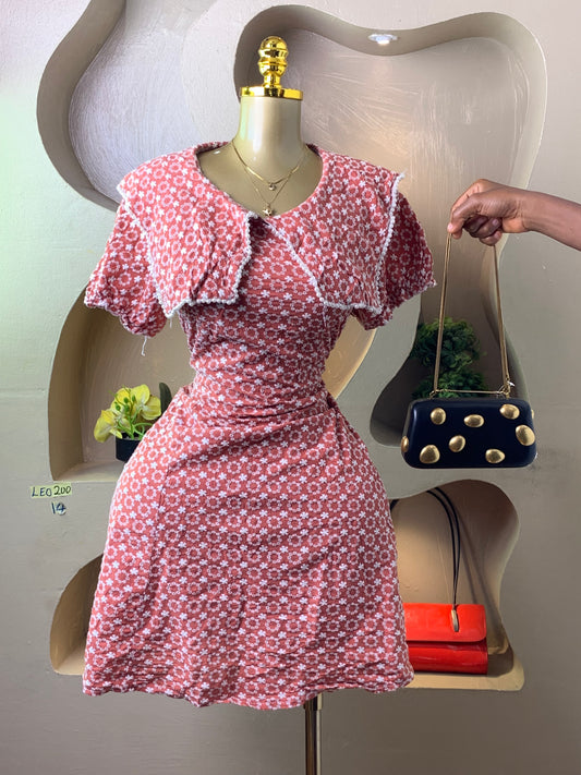 LEO200 DUSTY PINK DRESS SIZE14