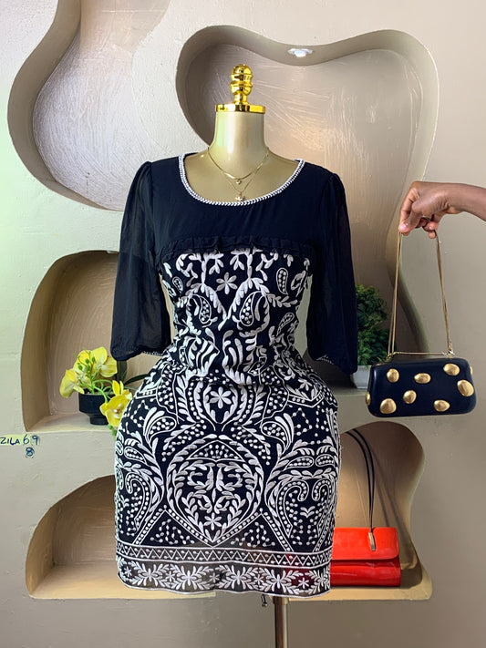 ZILA69 BLACK DRESS SIZE8