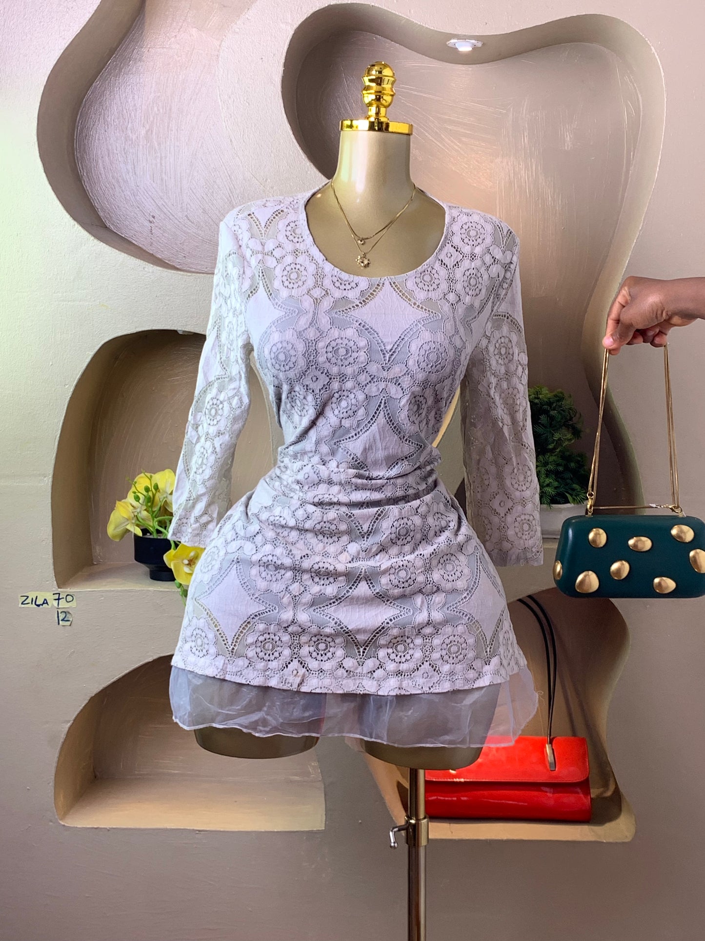 ZILA70 LILAC DRESS SIZE12