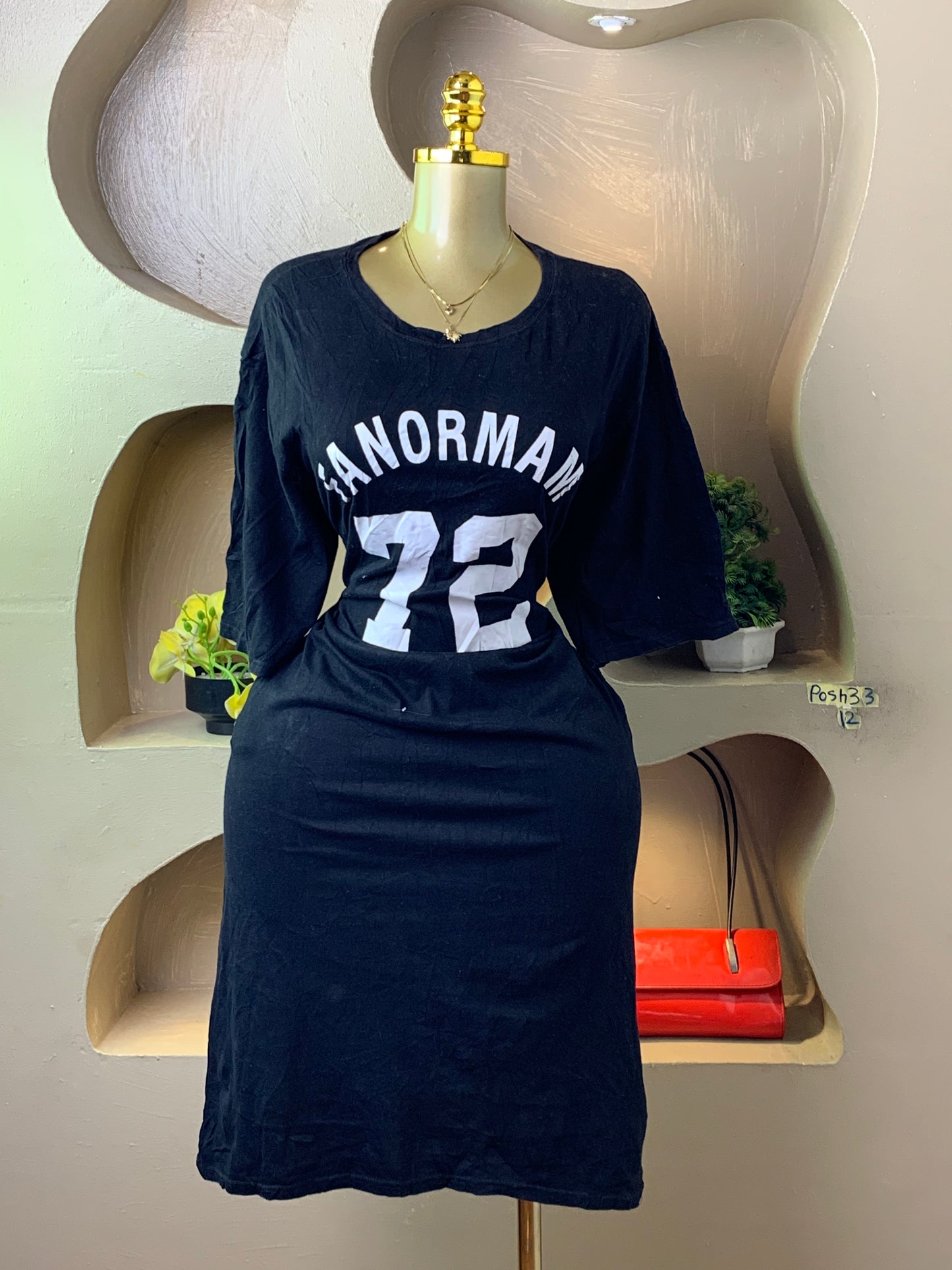 POSH33 BLACK DRESS SIZE12