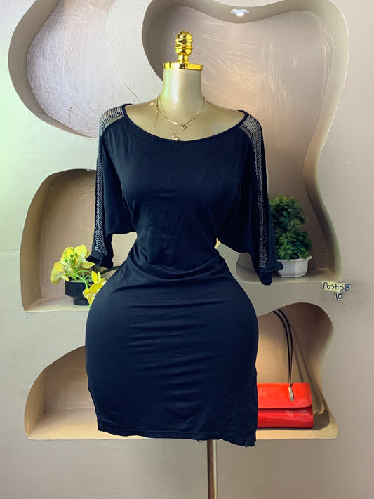 POSH38 BLACK DRESS SIZE10