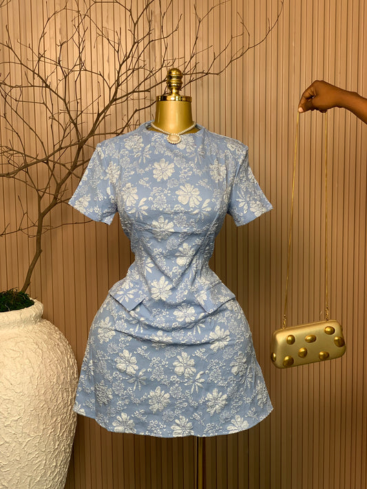 Blue me away dress 8&12
