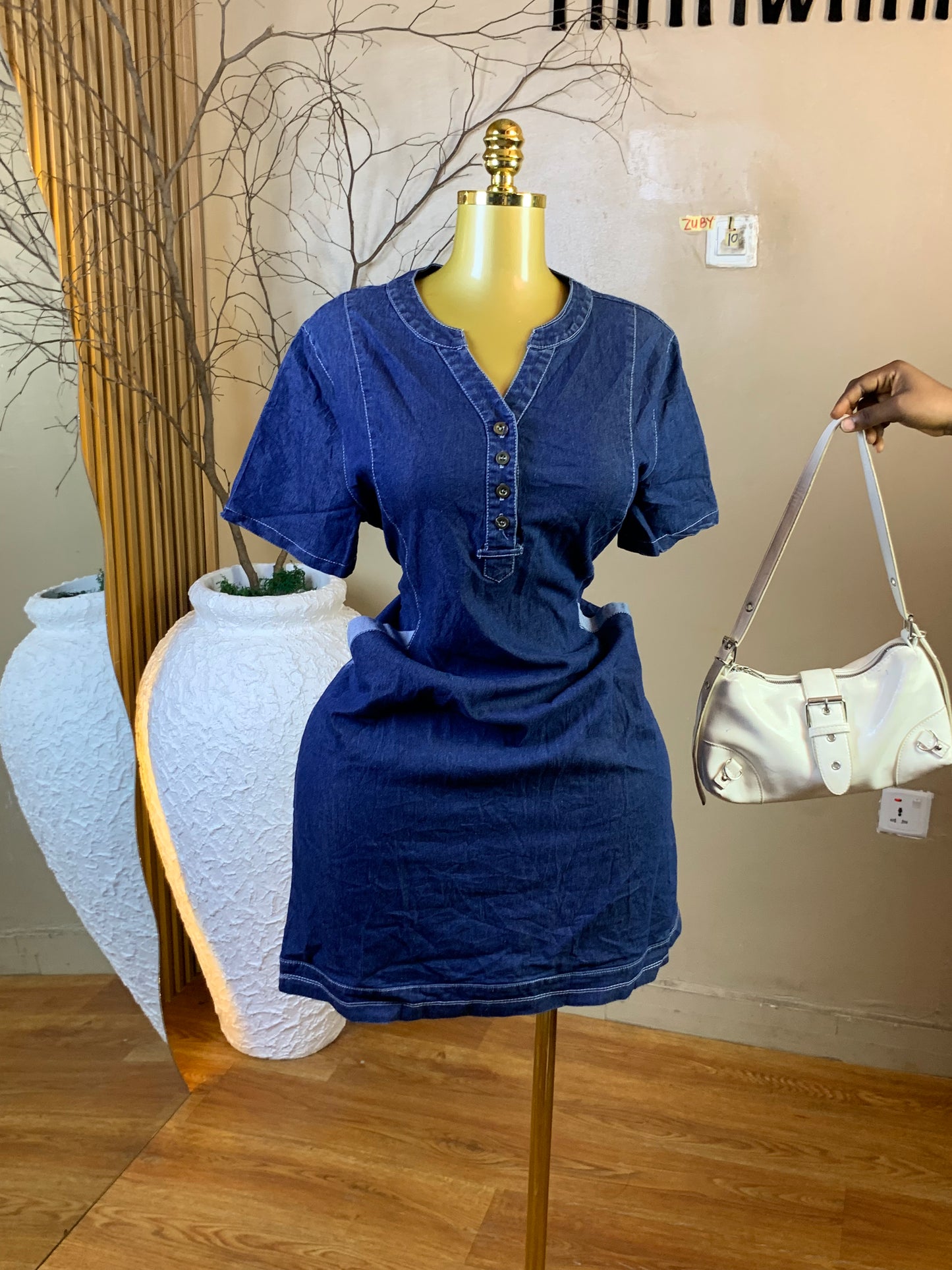 ZUBY1 SIZE10 Denim dress