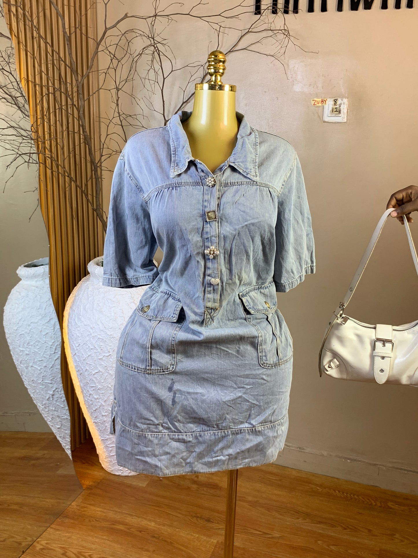 ZUBY8 SIZE12 Denim dress