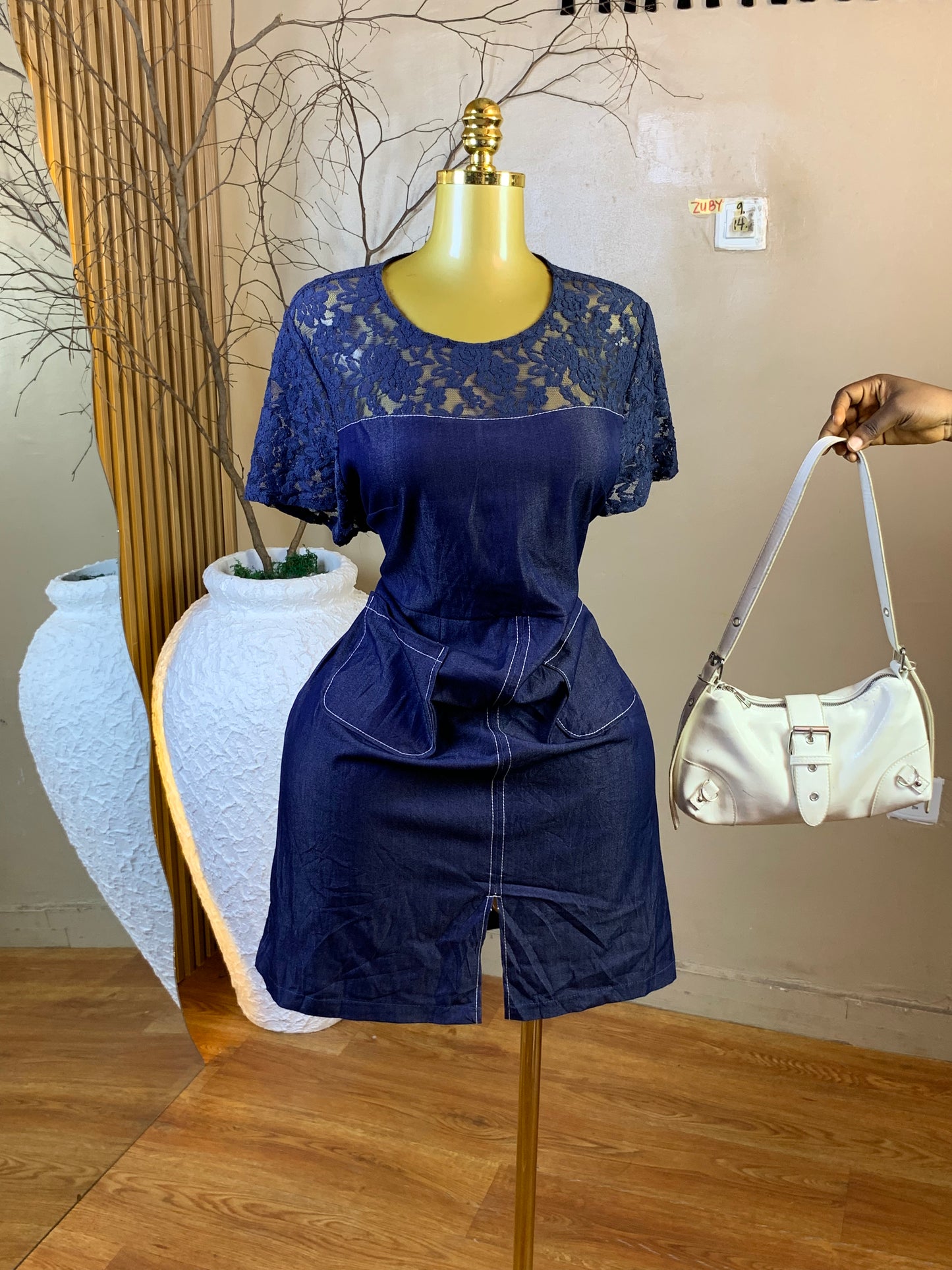 ZUBY9 SIZE14 Denim dress