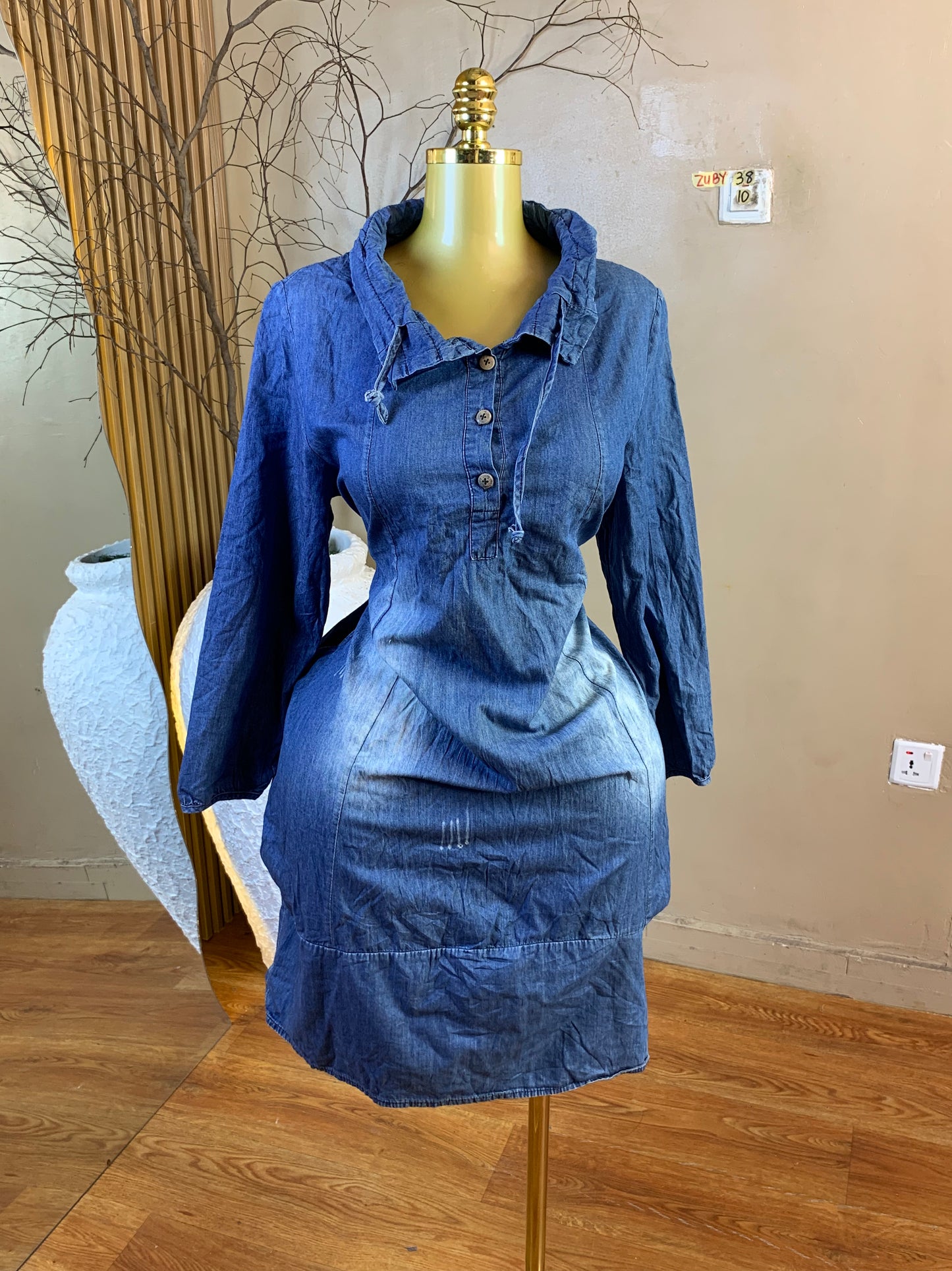 ZUBY38 SIZE10 Denim dress
