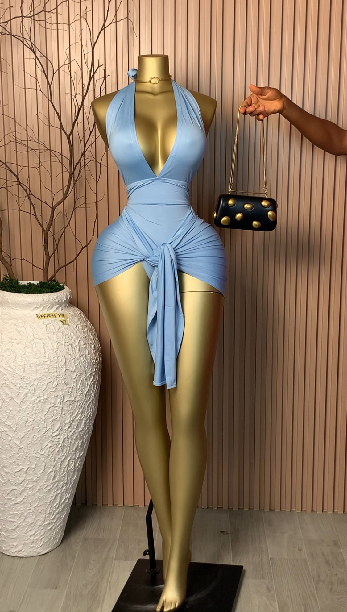 UK Size 8,10&12 Tiffany19 Brand New Two Piece Blue Beach wear