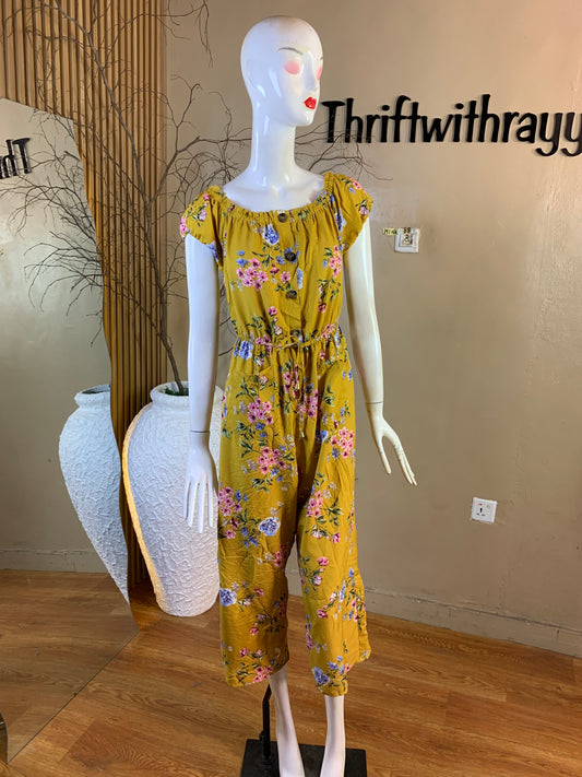 MINA88 SIZE8 floral jumpsuit