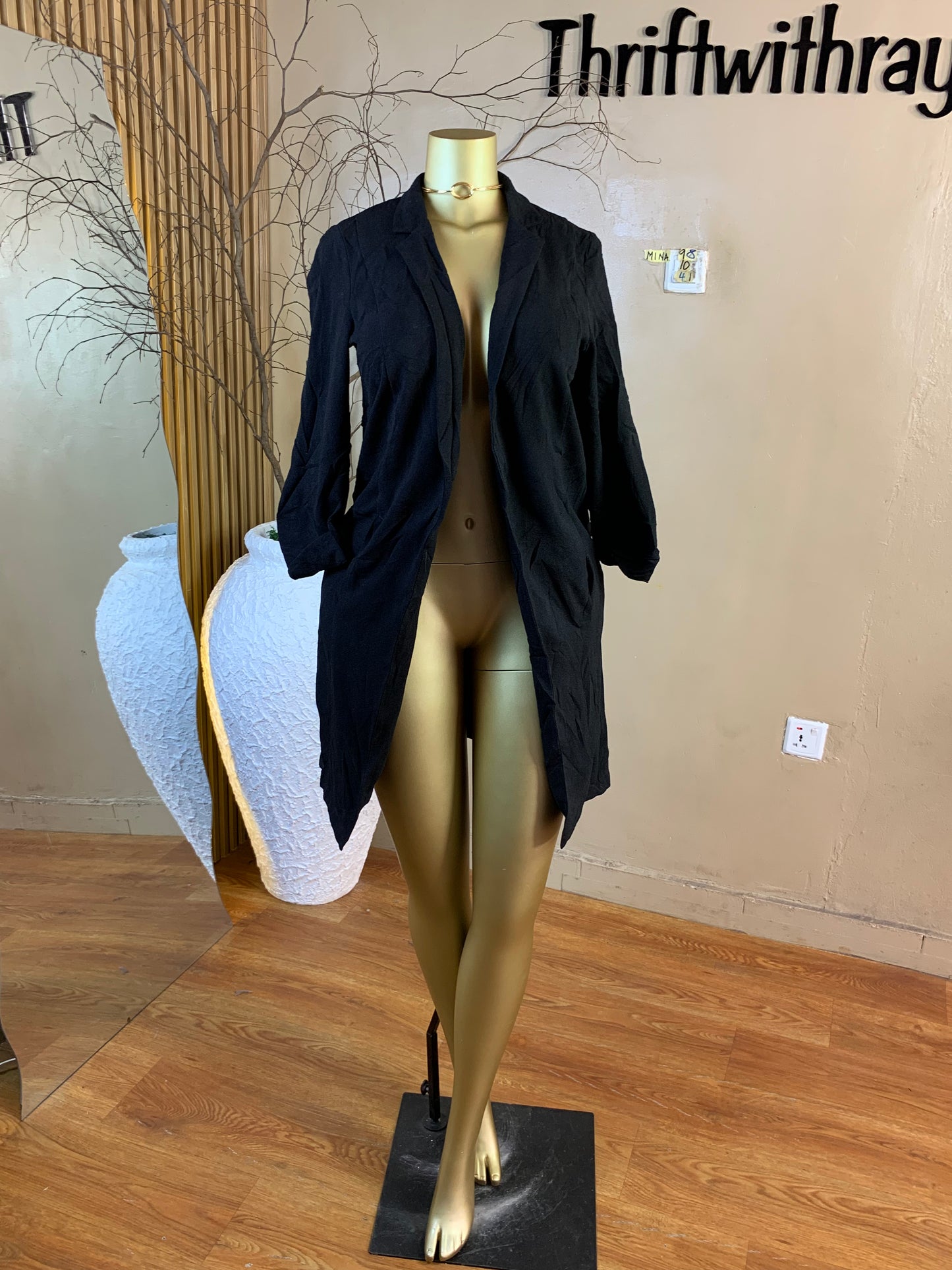 MINA98 SIZE10 black kimono