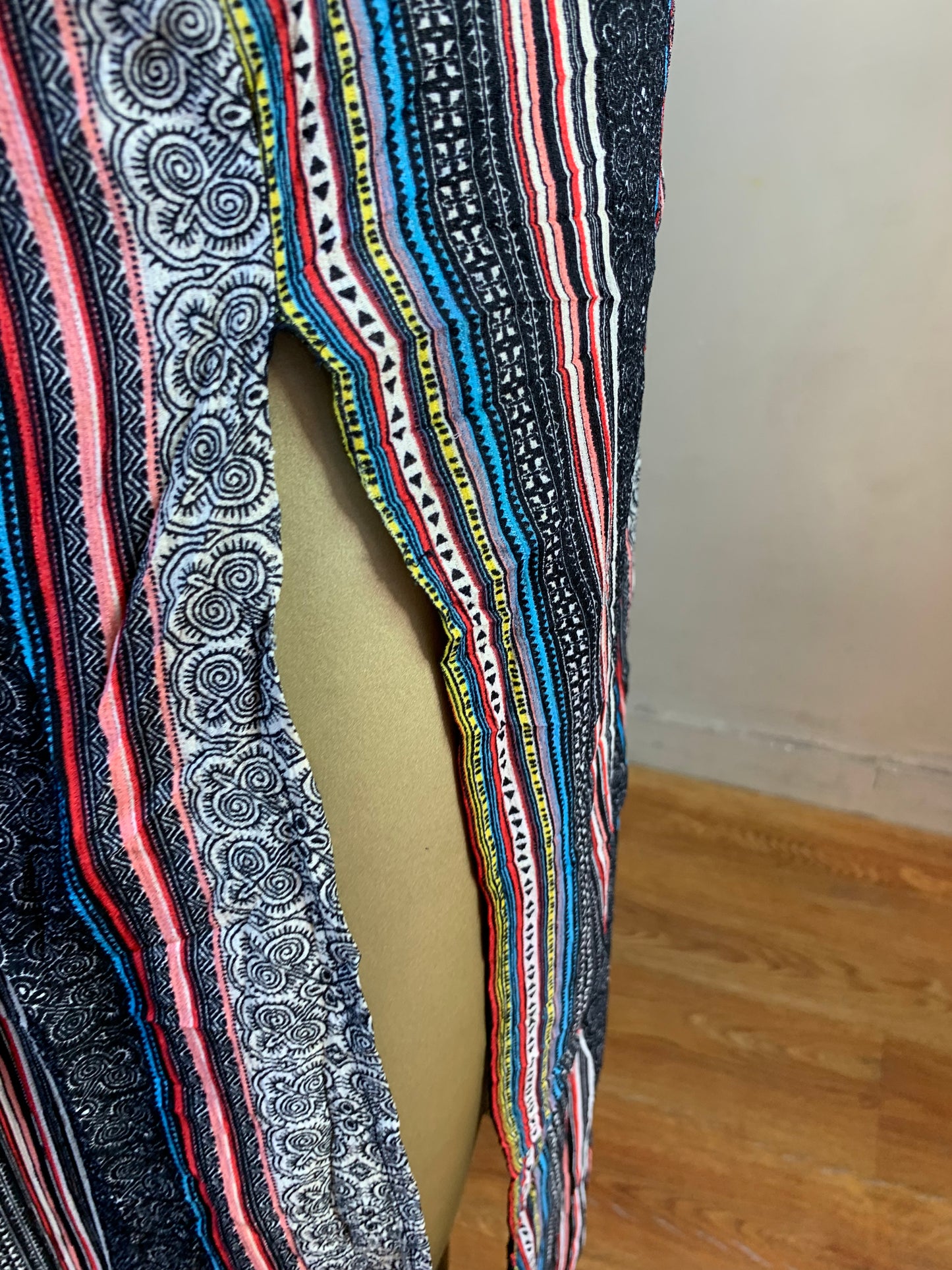 MINA100 SIZE10 Length46 multi color dress