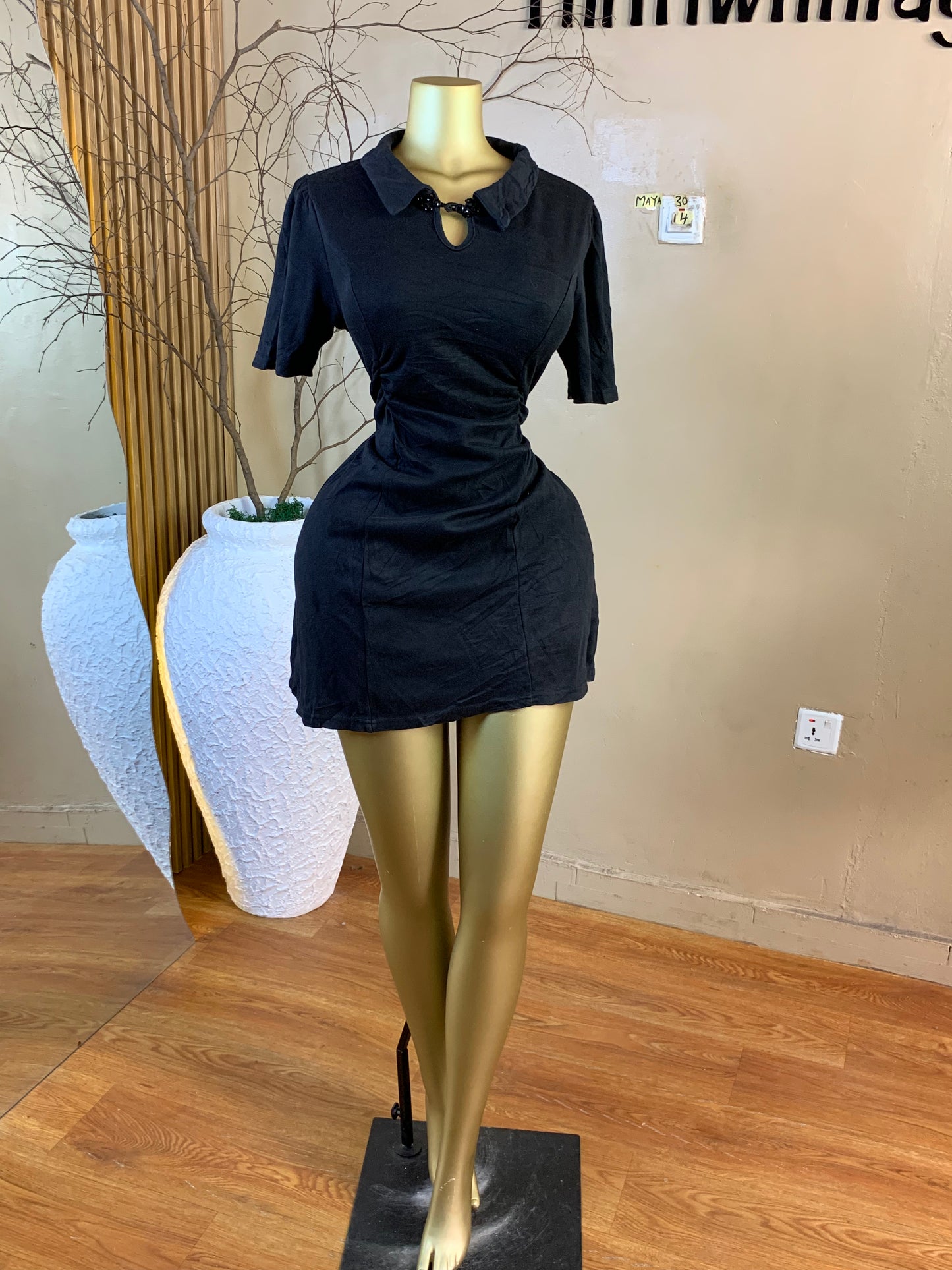 MAYA30 SIZE14 black dress