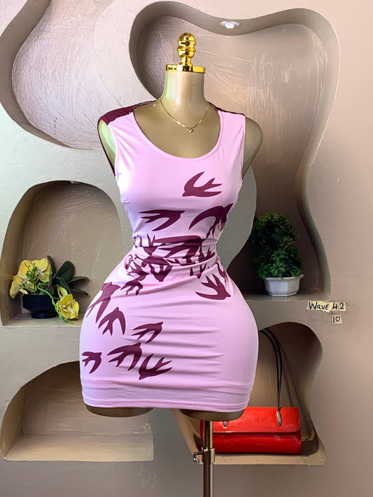 WAVE42 LIGHT PINK DRESS SIZE10