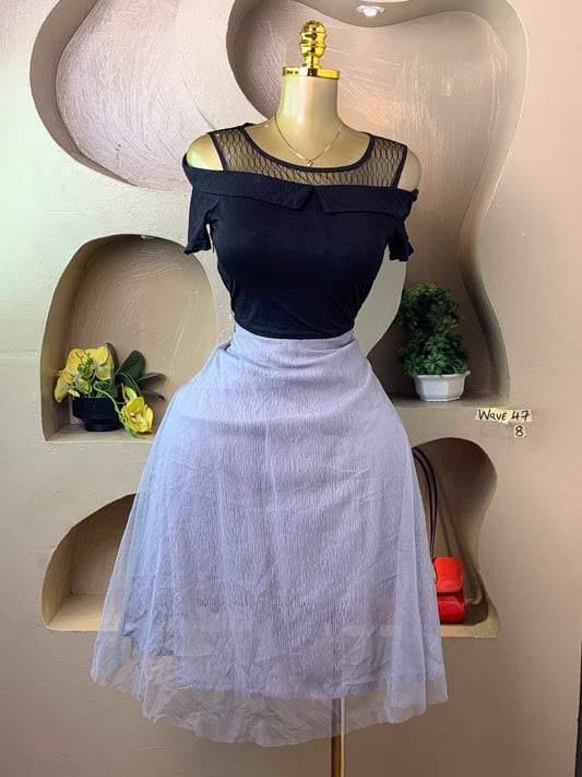 WAVE47 BLACK DRESS SIZE8