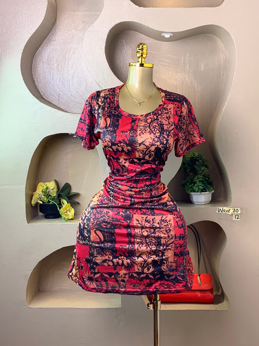 WAVE70 FLORAL DRESS SIZE12