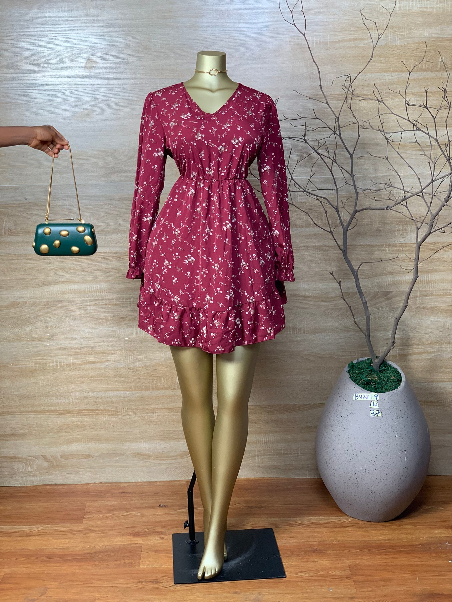 SIZE14 BUZZ19 FloralDRESS Length37