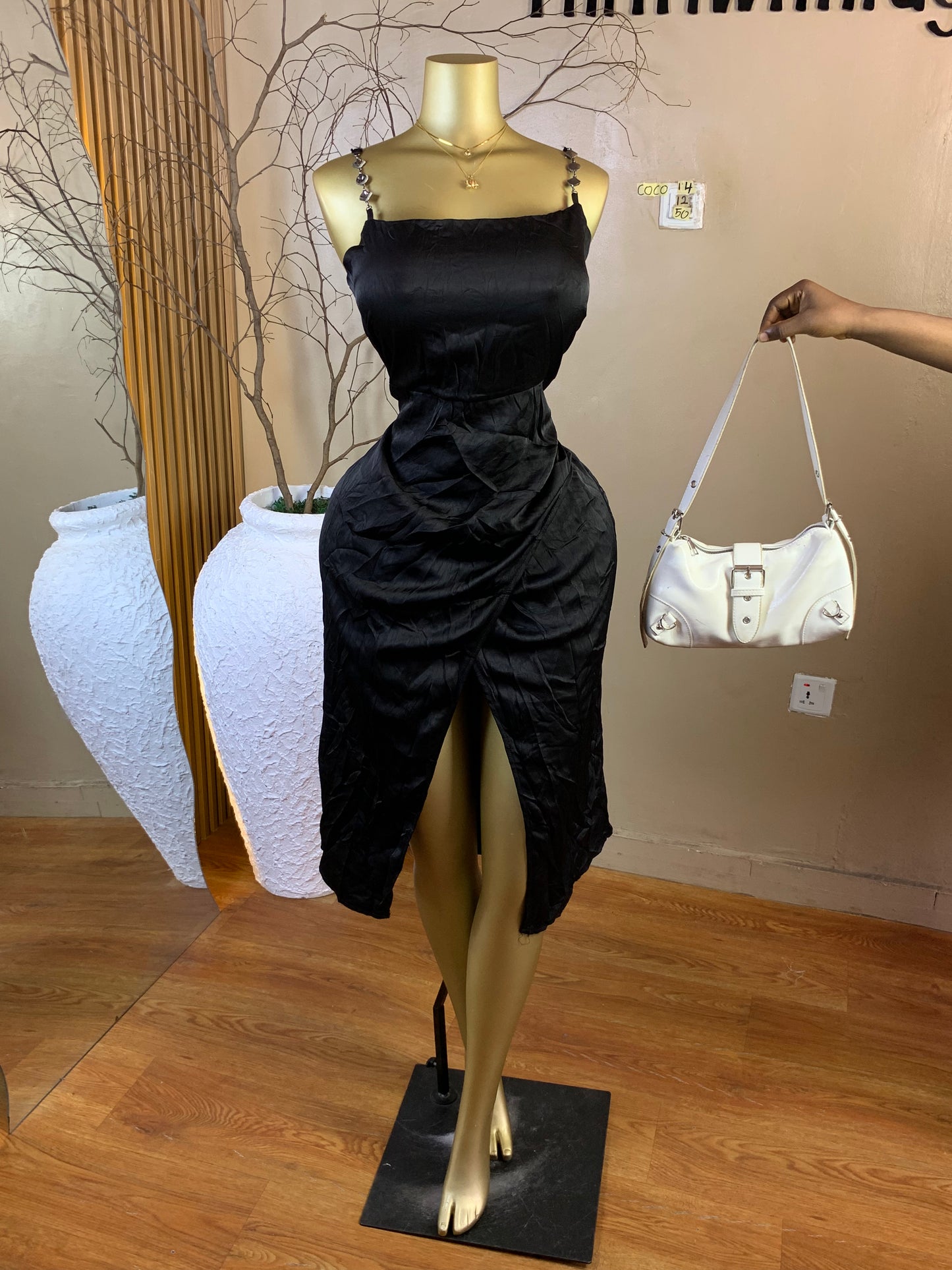 COCO14 SIZE12 Length50 black dress