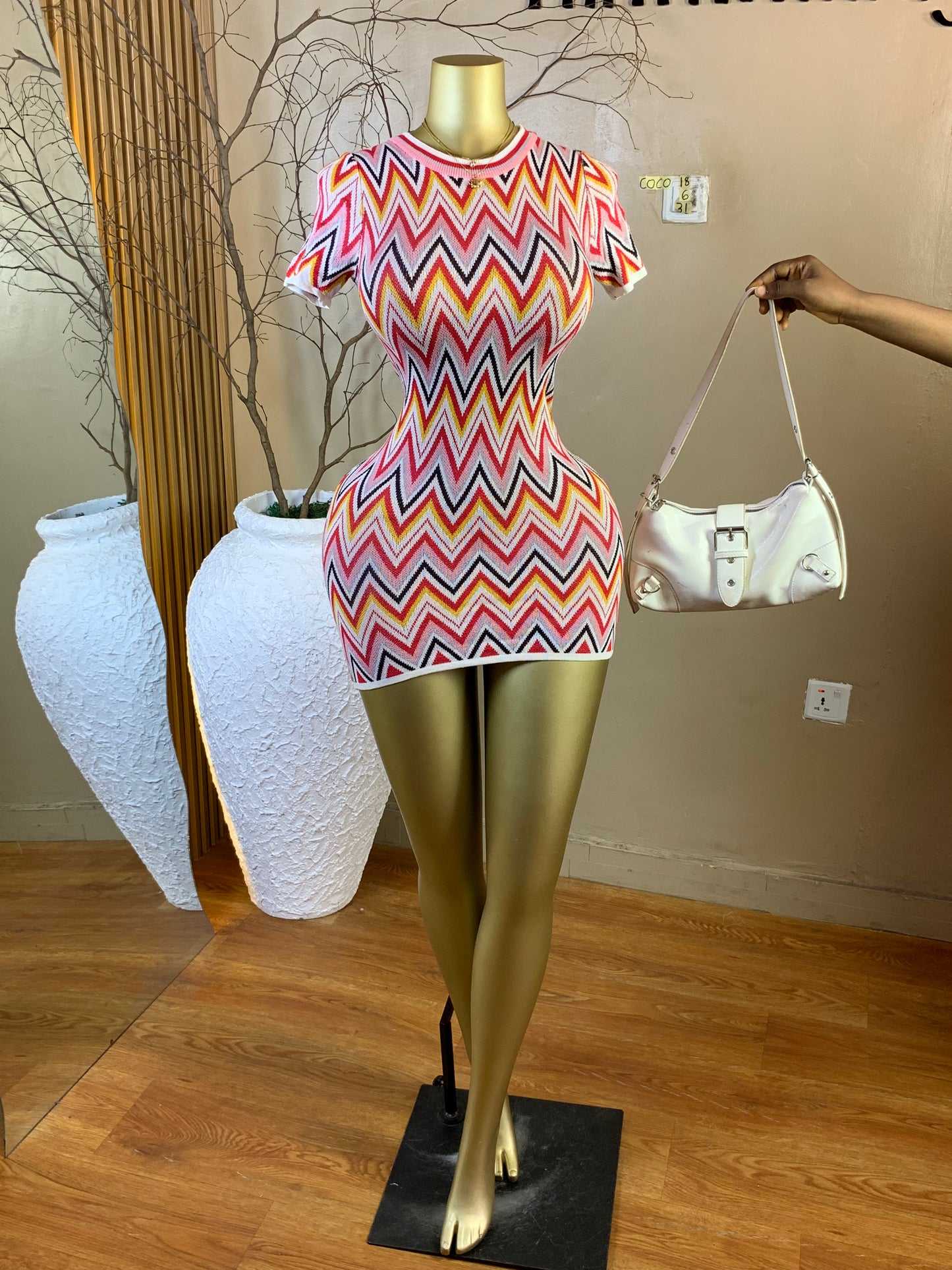 COCO18 SIZE6 Length31 multi color dress
