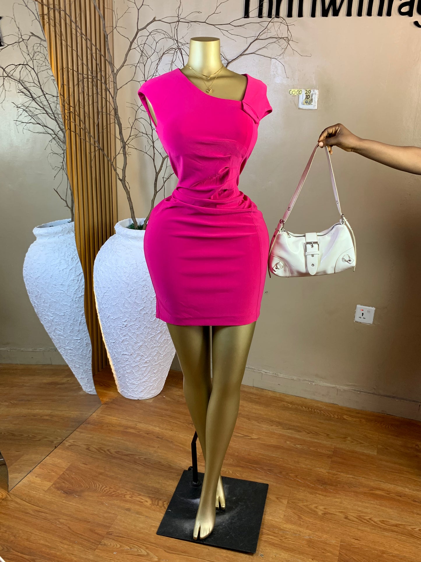 COCO20 SIZE10/12 Length40 corporate dress