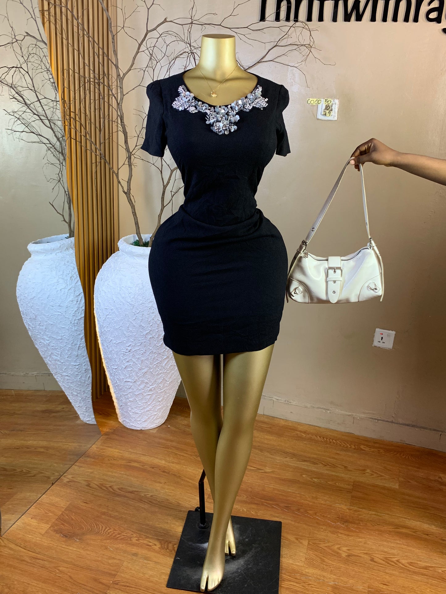 COCO50 SIZE10 Length39 corporate dress