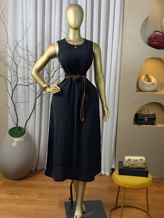 JOLA46 SIZE12/14 Length57 black dress