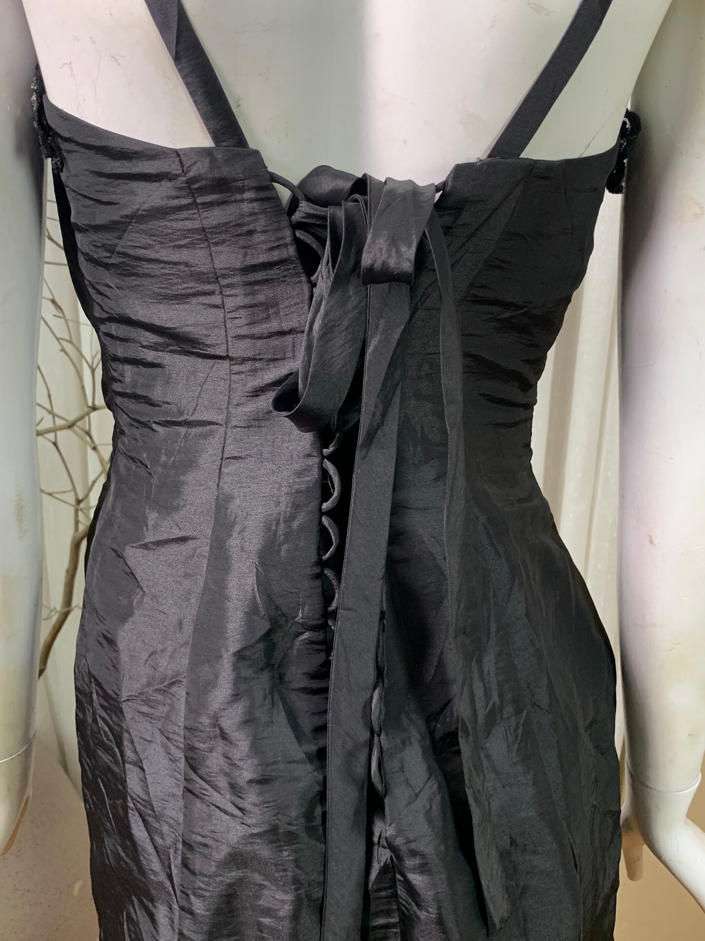 JOLA74 SIZE8 Length39 black dress