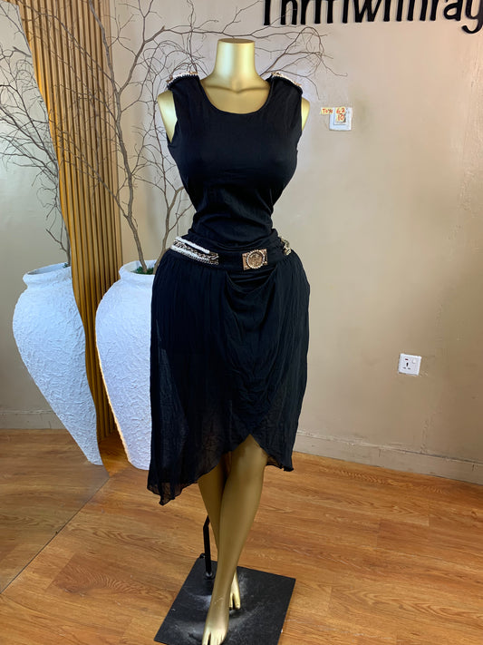 TOYO62 SIZE10 black dress