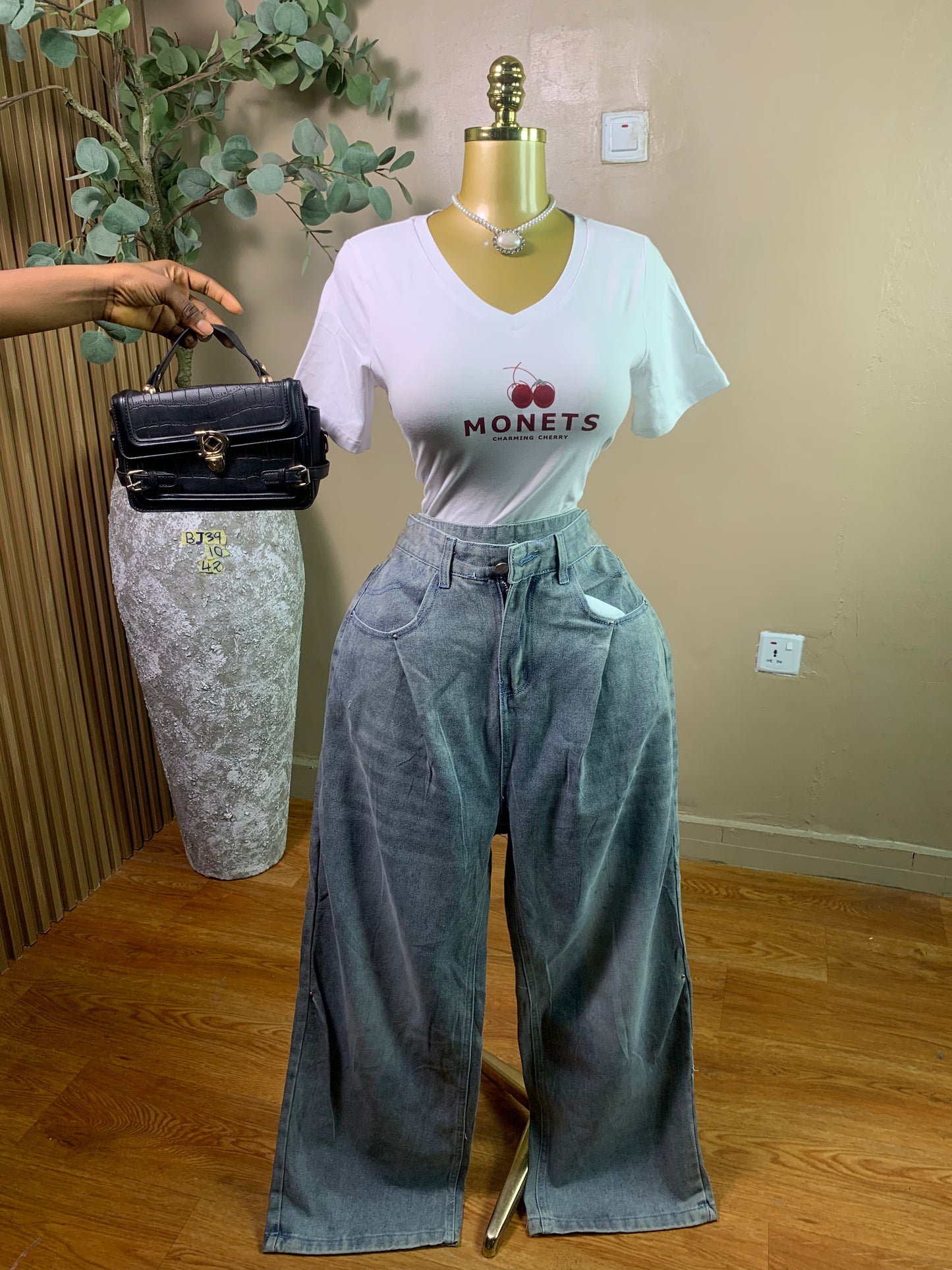 SIZE10 Baggy jean39 Length42 (Jean only)