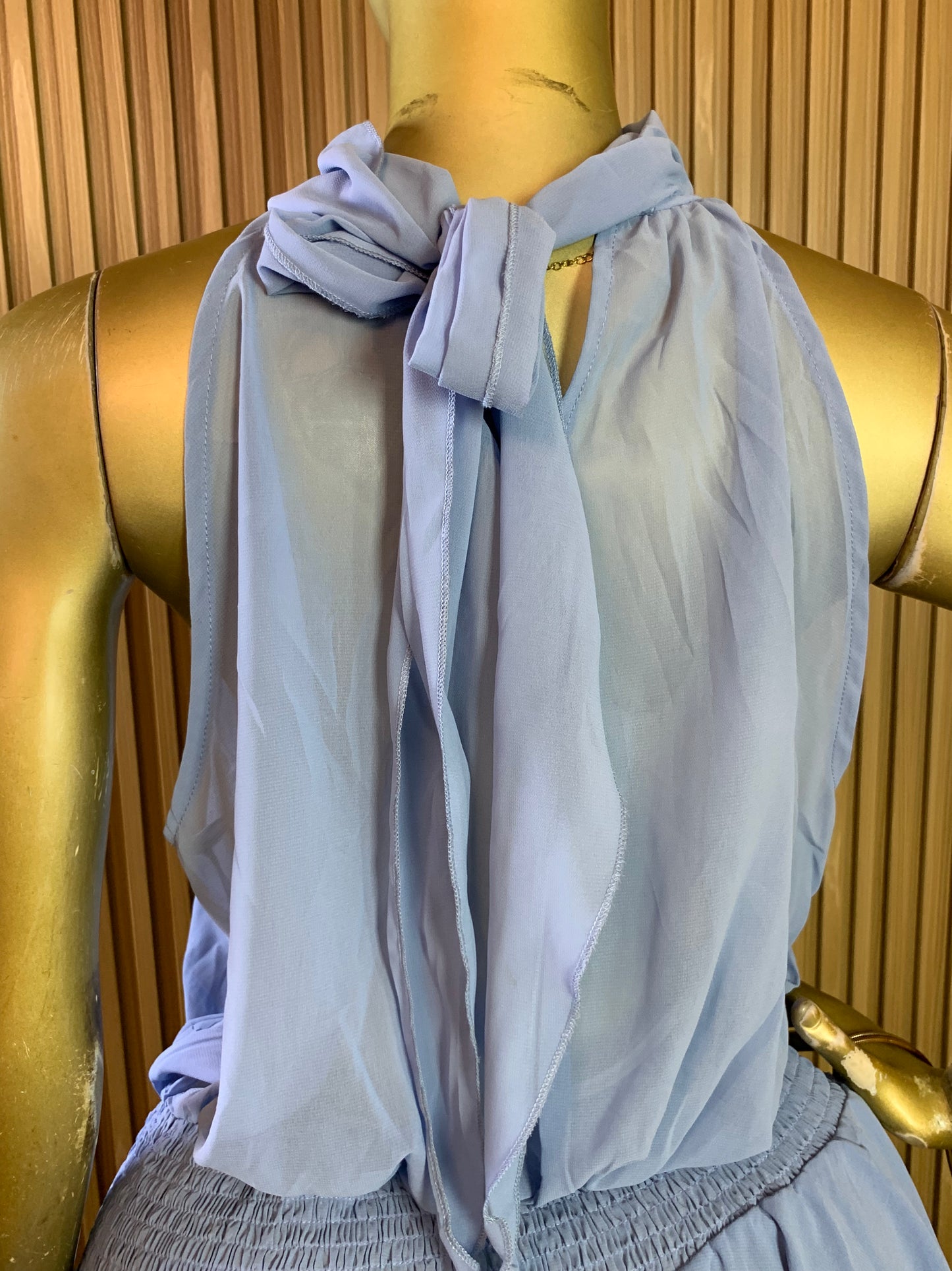 NELLY40 SIZE16 Length38 blue dress