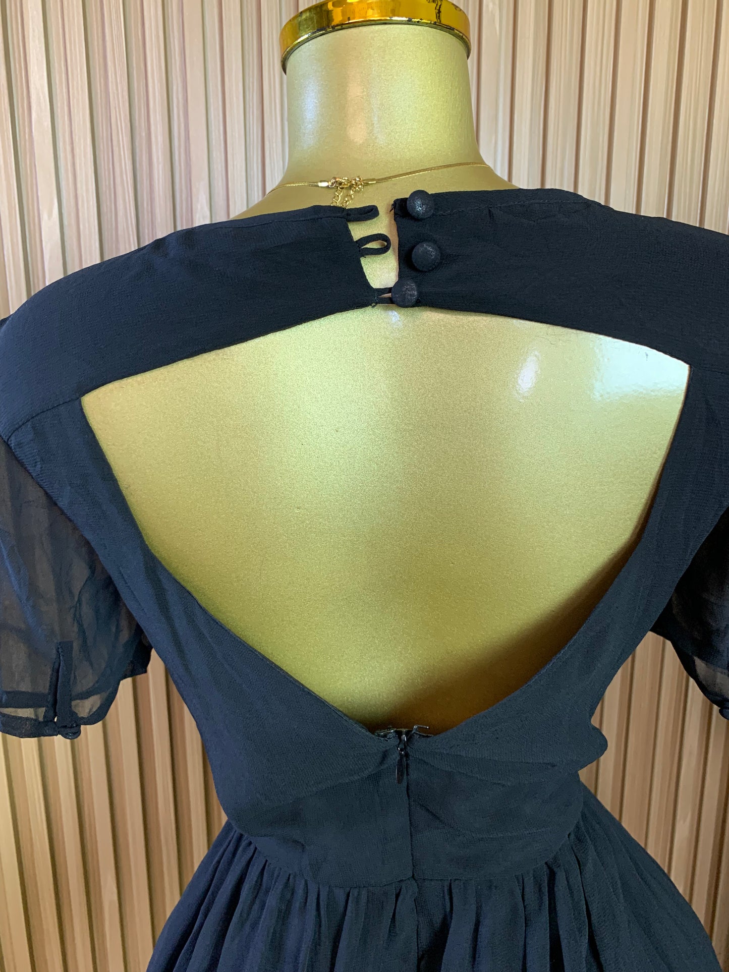 KEMI23 SIZE8 Length40 black dress